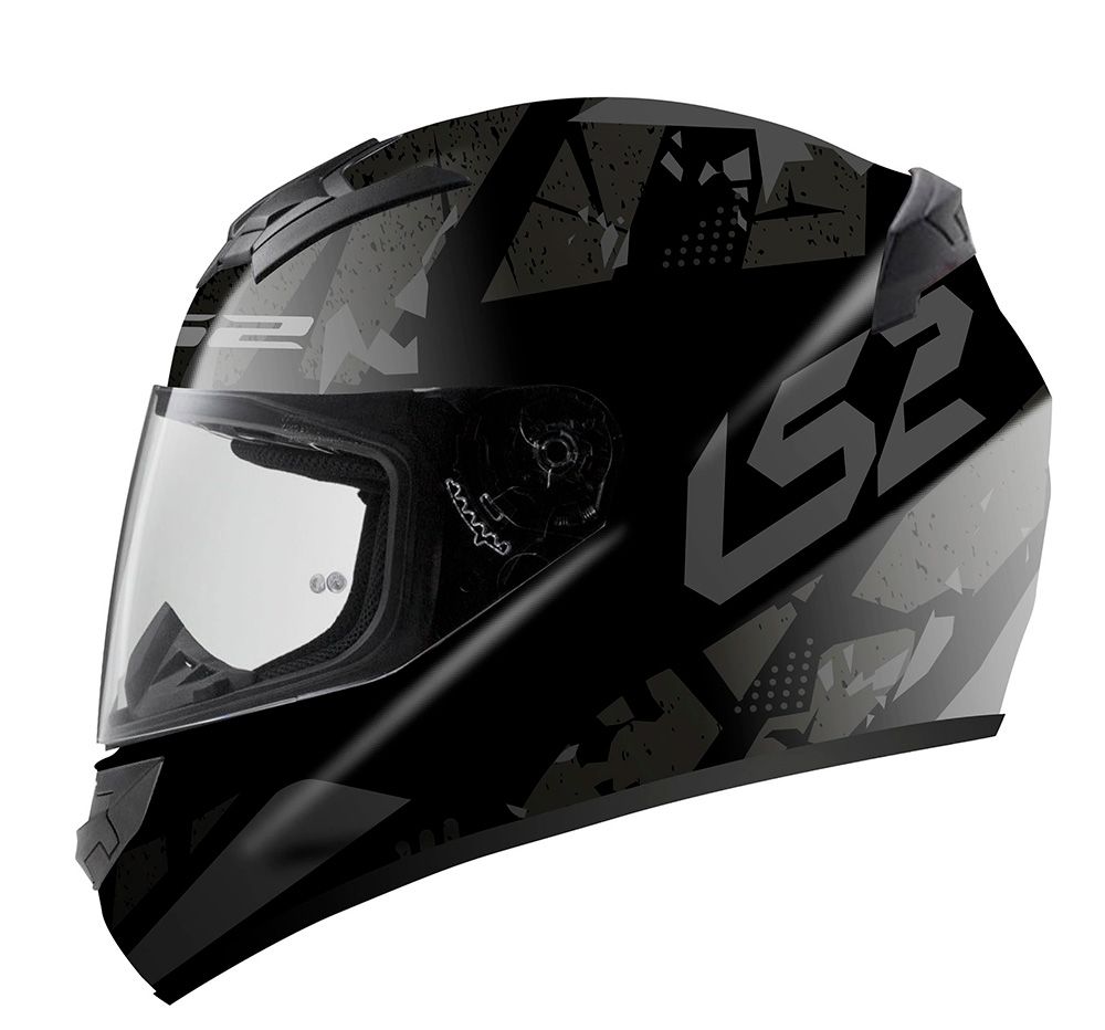 Casco LS2 FF-352 Palimnesis Black Grey Casco Certificado