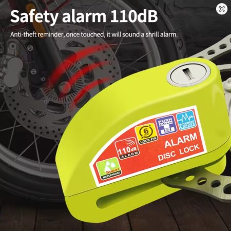 Candado de Disco con Alarma