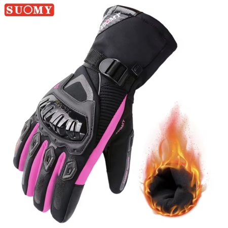 Guantes de Invierno Rosados, Waterproof